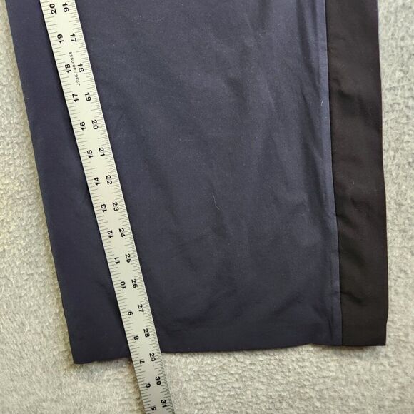 Athleta Pants Womens 14P Blue Gramercy Track Trouser Snap Hem Office Commute - Picture 10 of 15